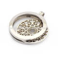 Latest silver pendant coin holder,stainless steel coin pendant